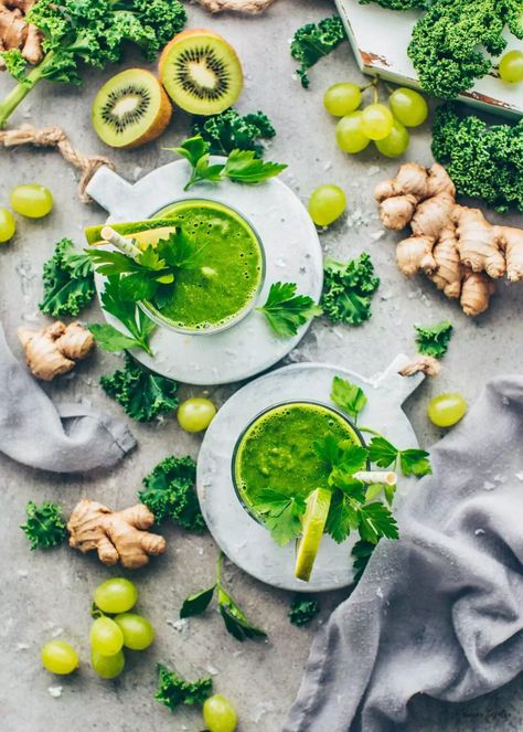 Kiwi Celery Detox Smoothies