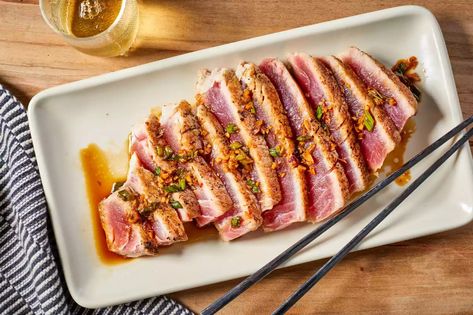 Seared Tuna with Soy and Red Chiles