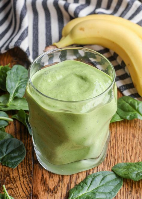 Spinach Banana & Peanut Butter Smoothie