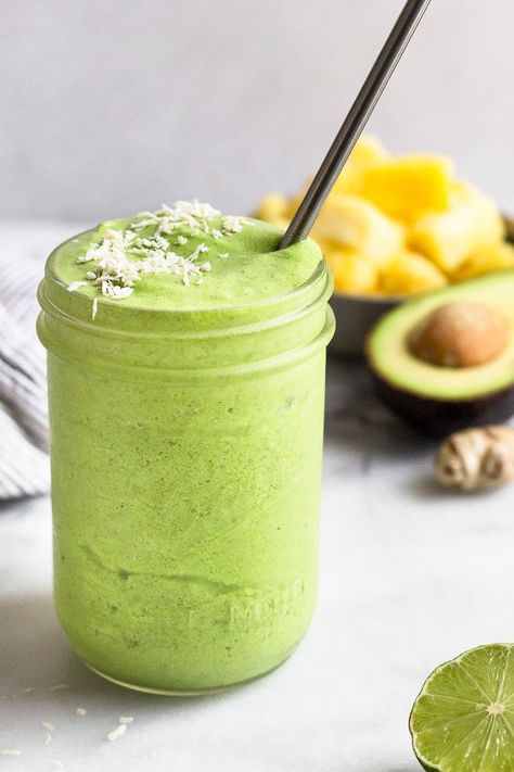 Pineapple Avocado Protein Recipes Smoothies