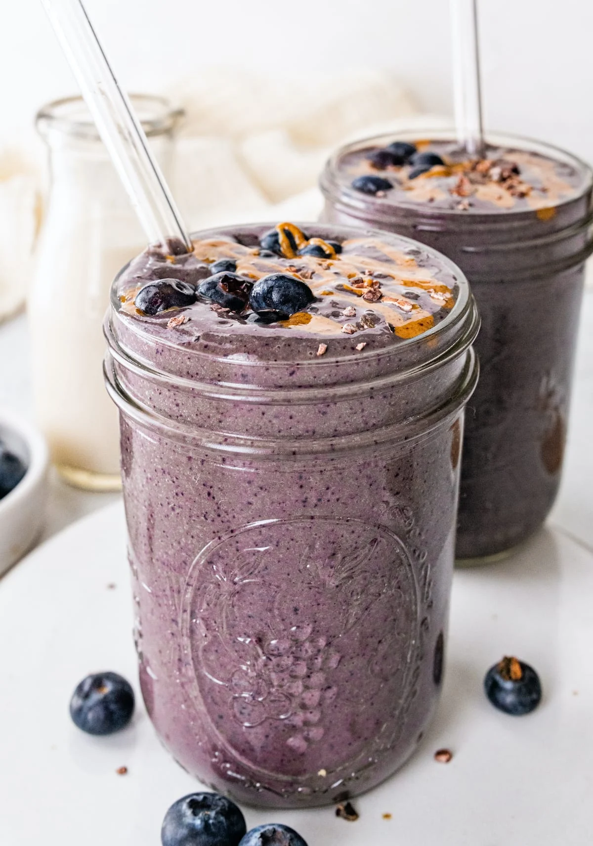 Chocolate Blueberry Smoothie