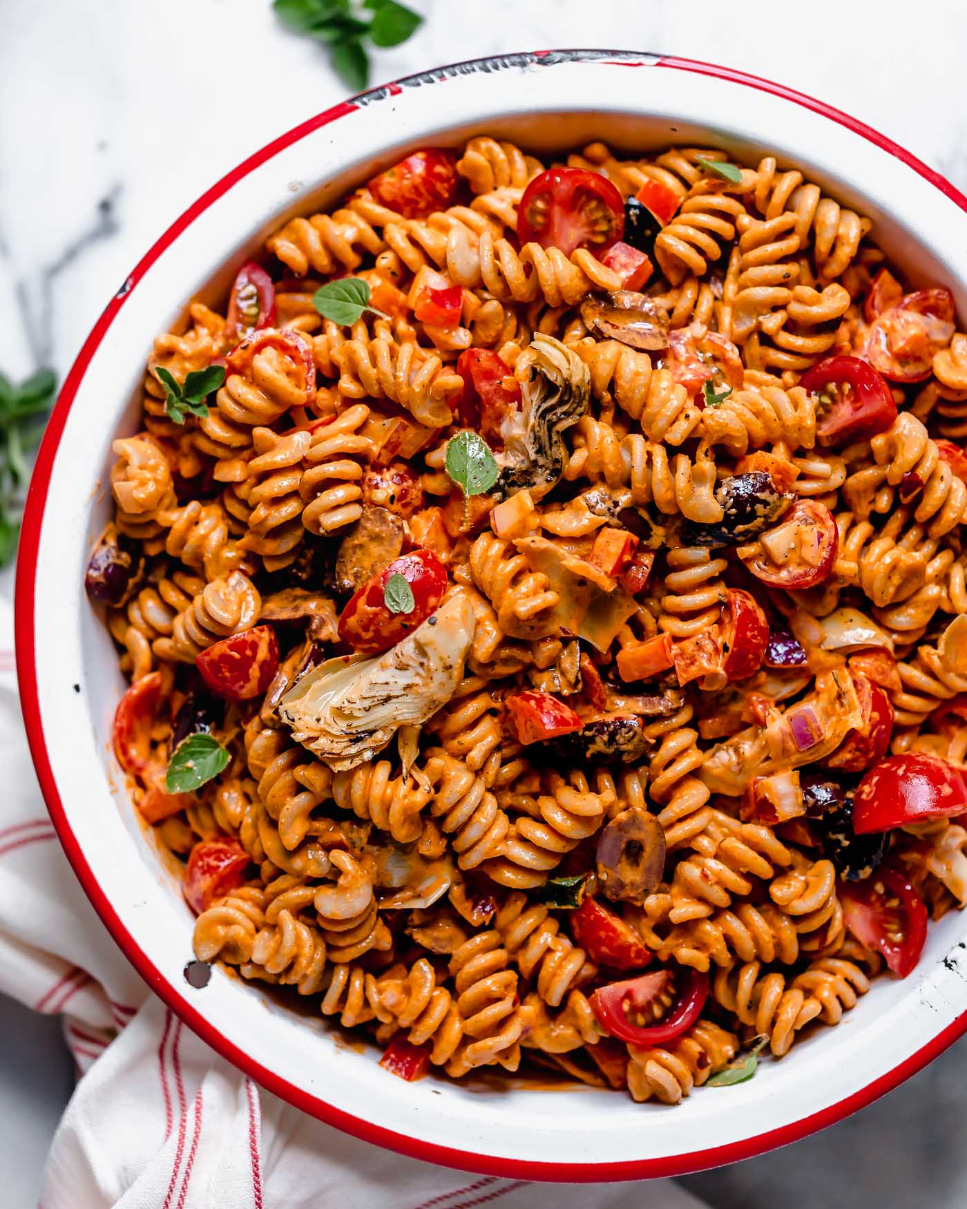 Creamy Vegan Italian Pasta Salad