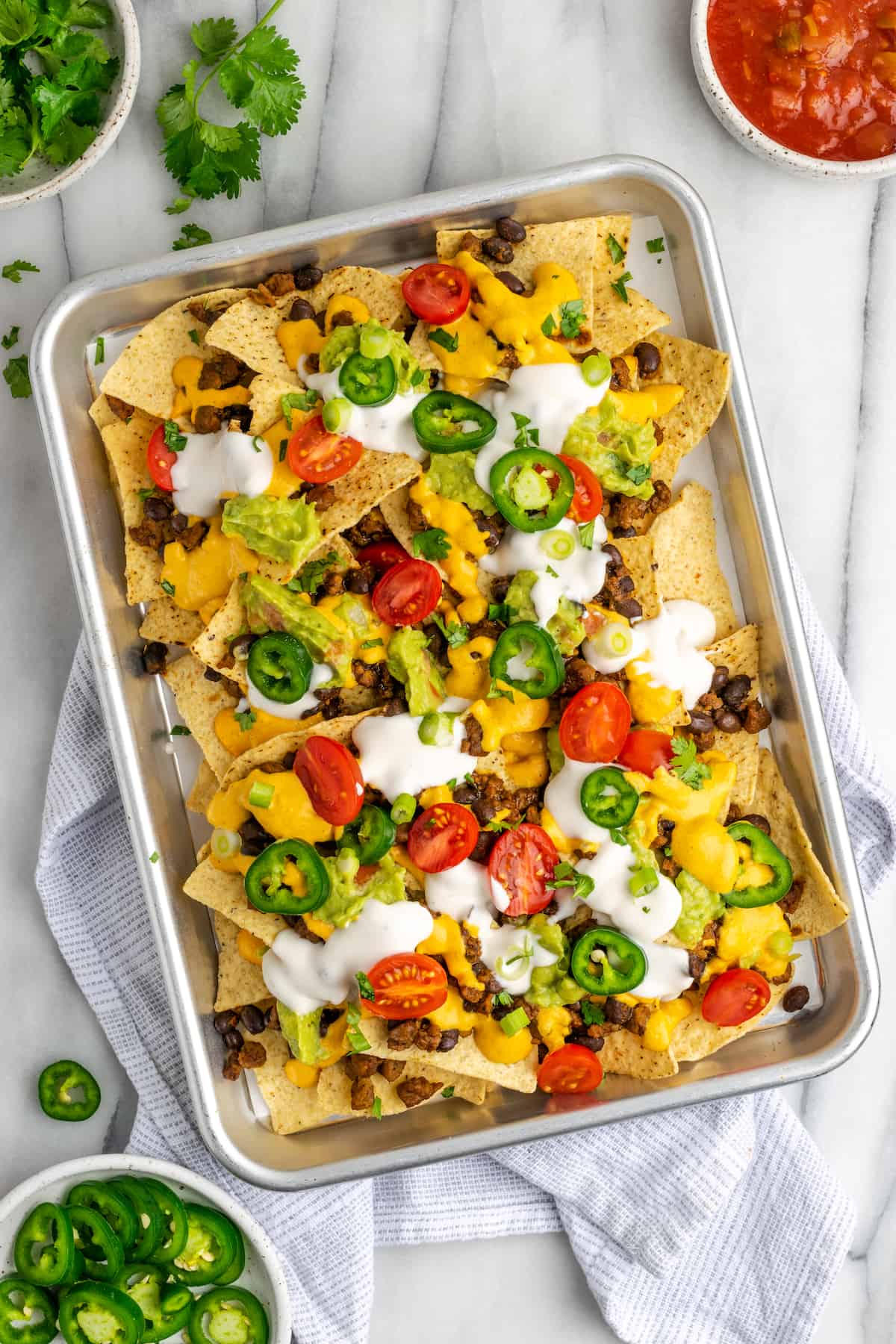 Loaded Vegan Nachos