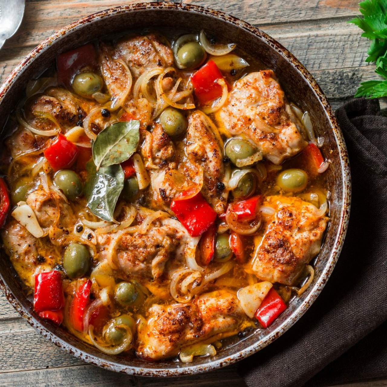 Slow Cooker Mediterranean Chicken